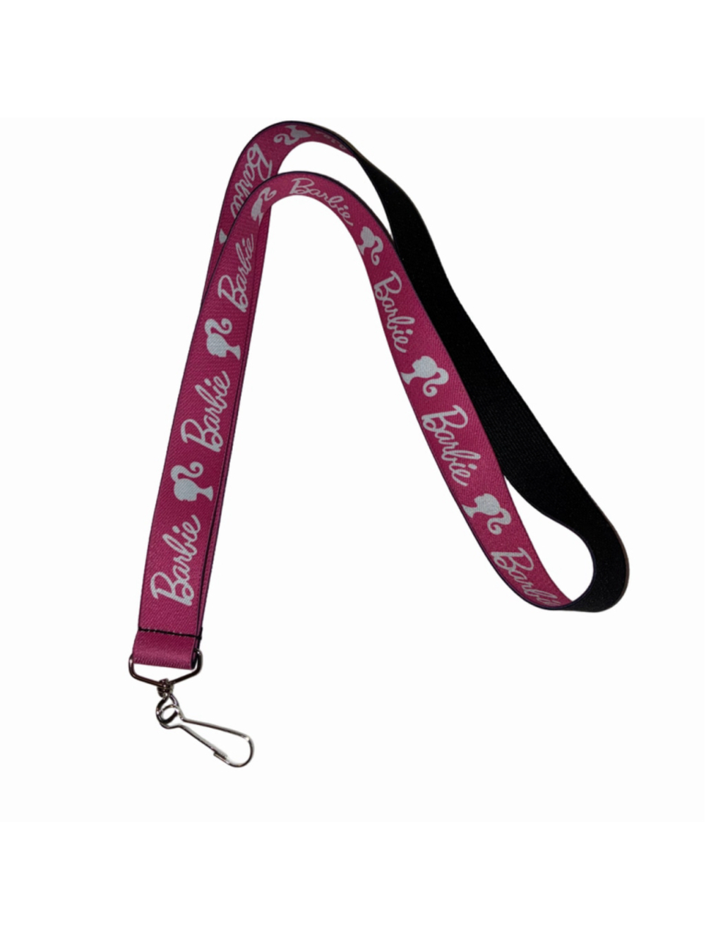 Women's Barbie Lanyard Key Holder One Size Pink White